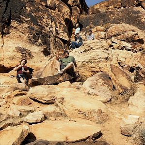 TFL students enjoying rock climbing