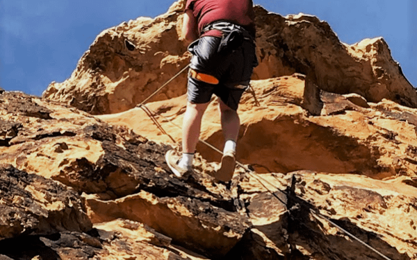 New rock climber
